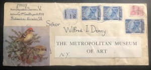 1950s Riobamba Ecuador Cover To Metropolitan Museum Of Art New York USA