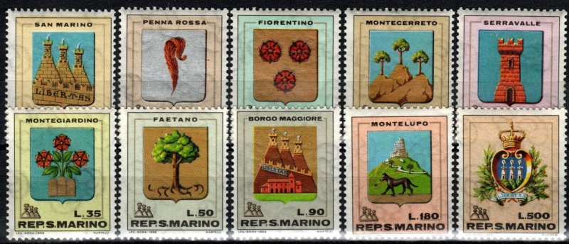 San Marino #677-86 MNH CV $2.70 (X2646)