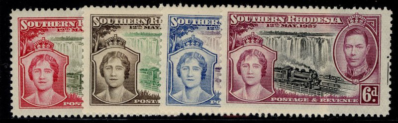 SOUTHERN RHODESIA GVI SG36-39, CORONATION set, M MINT.