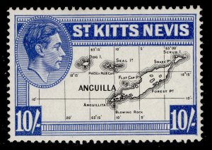 ST KITTS-NEVIS GVI SG77e, 10s black & ultramarine, M MINT. Cat £15.