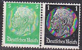 Germany Michel W59 1934 Hindenburg Seten MH HR