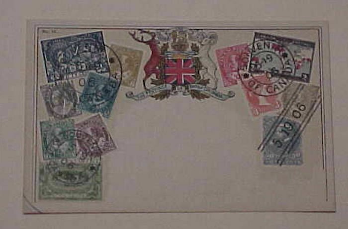 CANADA  STAMP PICTURE CARD 1906 MINT