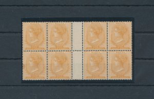 1882-84 Malta, Stanley Gibbons #18, 1⁄2 Penny, Orange Yellow - MNH** With Grou