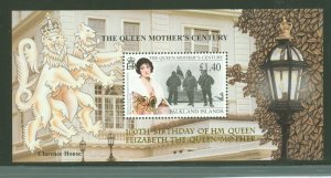 Falkland Islands #738 Mint (NH) Souvenir Sheet (Queen)