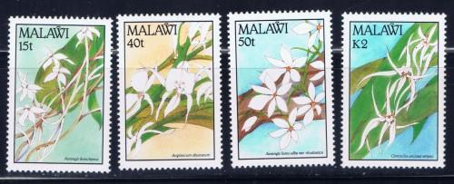 Malawi 578-81 NH 1990 Orchids 