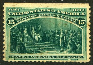 U.S. #238 MINT NG