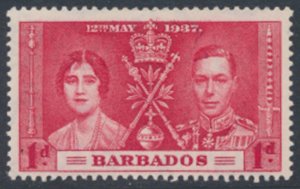 Barbados SG 245 SC#  190  MNH  Coronation 1937  see details & scans    