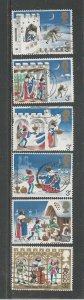 Great Britain Scott catalogue # 709-714 Used See Desc