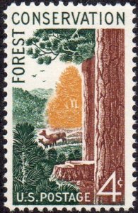 United States 1122 - Mint-NH - 4c Forest Conservation / Deer (1958)