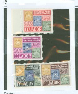 Ecuador #744-747  Multiple