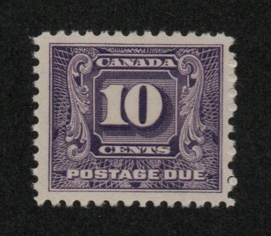 Canada Scott J10 Postage Due Mint Hinged 2021 cv $110