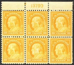 510 VF/XF OG LH (5 stamps NH), super fresh plate blo..MORE.. r3111