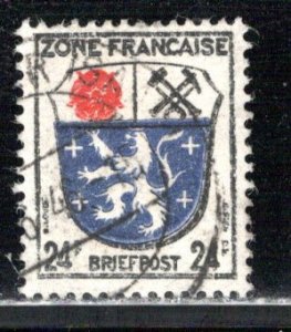 Germany - under French occupation - Scott # 4N9, used