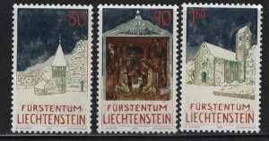 LIECHTENSTEIN  991-993  MNH