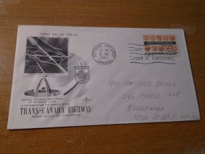 Canada  #  400  FDC   Cachet  Rose Craft  addressed