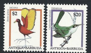 1995 ANTIQUE - Birds, High Values, YT 1830/1831 2 MNH Values**