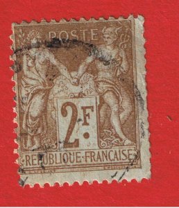 France  #108  F-VF used  Peace and Commerce   Free S/H