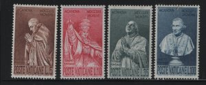 VATICAN CITY, 243-246 MINT HINGED SET