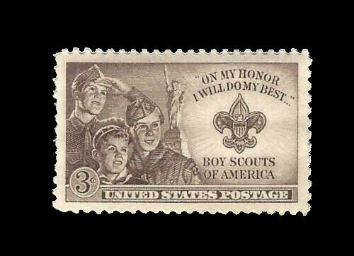 STAMPS US SCOTT 995 Scouts & Scout Badge 3 CENT 1950 MNH