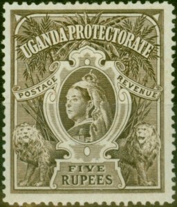 Uganda 1898 5R Brown SG91 Fine MM (2)