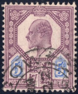 1902 5p dull purple & ultra Great Britain SC134