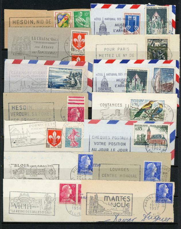 France Special Cancel Assortment
