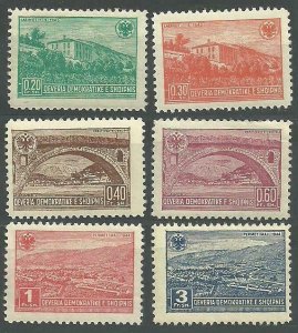 1945 Albania 379-384 Architecture 32,00 €