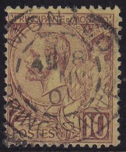 Monaco - 1891 - Scott #15 - used
