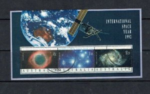 Australia: 1992 International Space Year,  Miniature Sheet, Fine Used