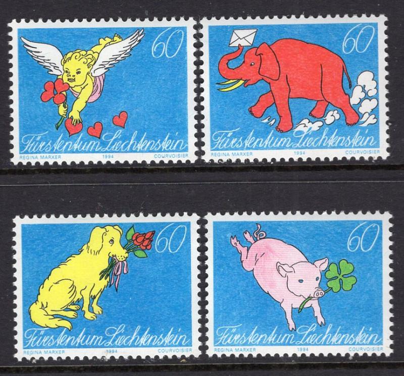 Liechtenstein 1025-1028 MNH VF