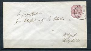 Germany Wurttemberg 1882 PS Cover Stuttgard Used 5154