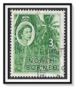 North Borneo #263 QE II & Coconut Grove Used