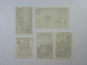 c1957  Australia Antarctic Territory  SC #L1-5  MNH stamps