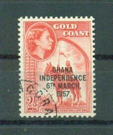 Ghana sc# 26 used cat value $1.40