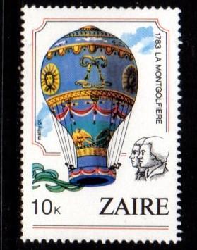 Zaire - #1160 Ballooning - MNH