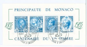 Monaco #1500  Souvenir Sheet