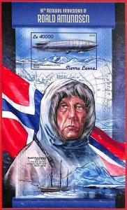 A4622 - SAW LION - IMPERF ERROR: 2018 Zeppelin, Roald Amundsen,...-