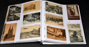 France WWI + WWII Deutsches Reich  Postcard Stamp Collection +300