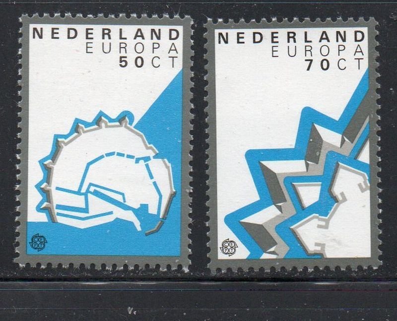 Netherlands Sc 645-46 1982 Europa stamp set mint NH