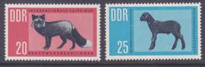 DDR #641-642 MNH CV$1.75