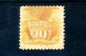 Scott 116 OG MHR FVF US 1869 Pictorial Issue SCV $1,850