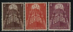 EUROPA by LUXEMBOURG MNH Sc 329-31 Value $ 49.00