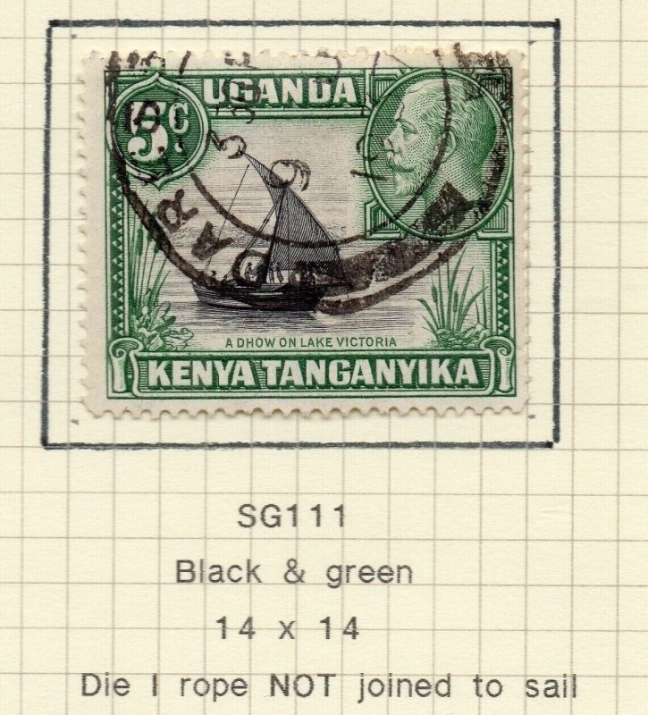 Kenya Uganda Tanganyika 1935-37 Early Issue Fine Used 5c. NW-157349