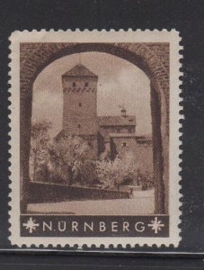 German Tourism Advertising Stamp - Cities, Towns & Landmarks - Nürnberg - MNH