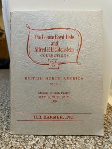 Dale-Lichtenstein (HR Harmer) Auction Catalogue BNA, Sale 5, May 19-23, 1969