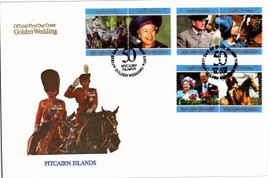 Pitcairn Island, Worldwide First Day Cover, Royalty