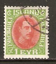 Iceland   #176  used  (1931)  c.v. $1.25