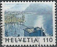 Switzerland 1024 (used) 110c scene: lake (1998)