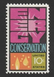 U.S.#1547 Energy Conservation 10c Single, MNH.