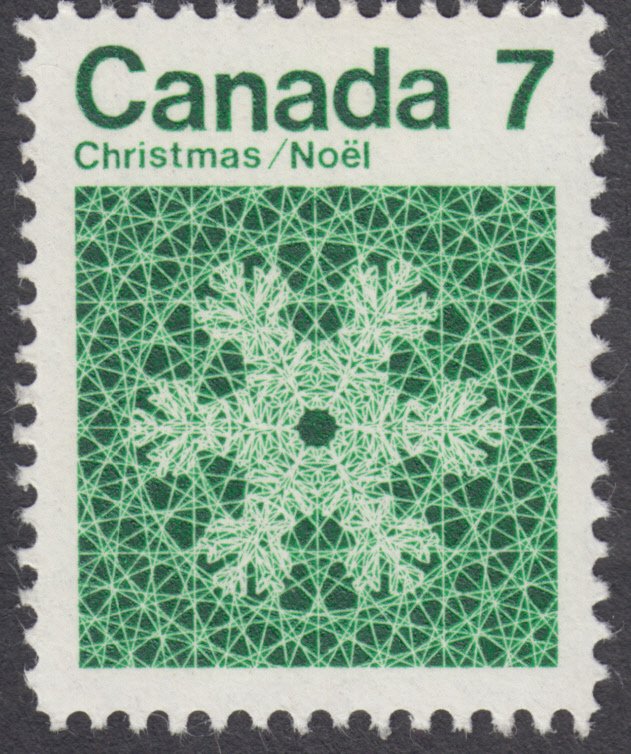 Canada - #555 Christmas Snowflake - MNH